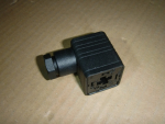 GDM 3016 schwarz 3+PE Ventilstecker-Buchse Form A (Hirschmann 934 395-100) ohne Schraube
